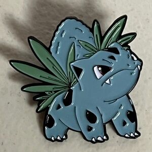 Pokemon Ivysaur Enamel Pin Streetwear Hat Pins Venusaur Blue New Era Hats